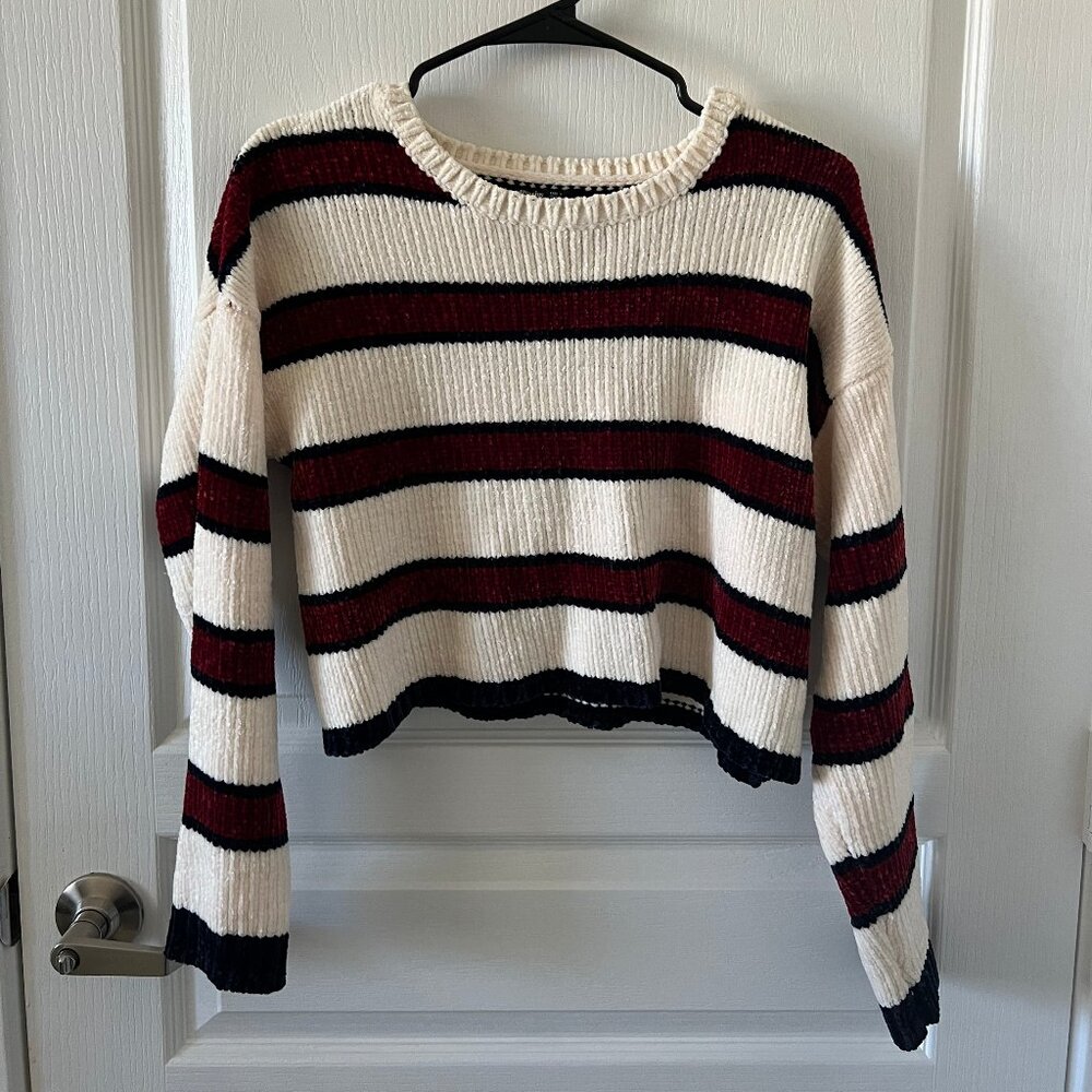 Cropped Striped Stradivarius Sweater
